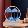 Deluxe 3D Quicksand Hourglass: Elegant Desktop Decor & Gift for All