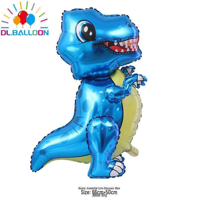 Dinosaur Aluminum Foil Balloon Party Decoration Set