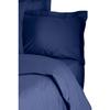 Parure de lit - 1 housse de couette 220 x 240 cm + 2 taies d'oreiller 60 x 60 cm - 100% coton renforcé - Bleu