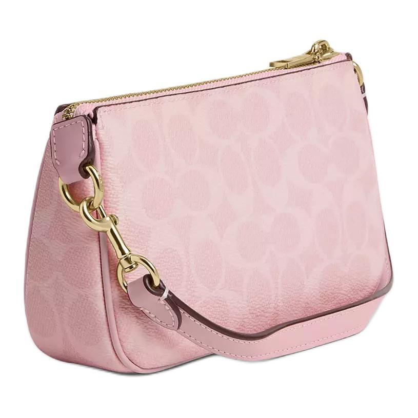 Coach Nolita 19 Classic Logo Metal Hardware Faux Leather Shoulder Bag Small Women Shoulder Bag Blush CW426-IMPO