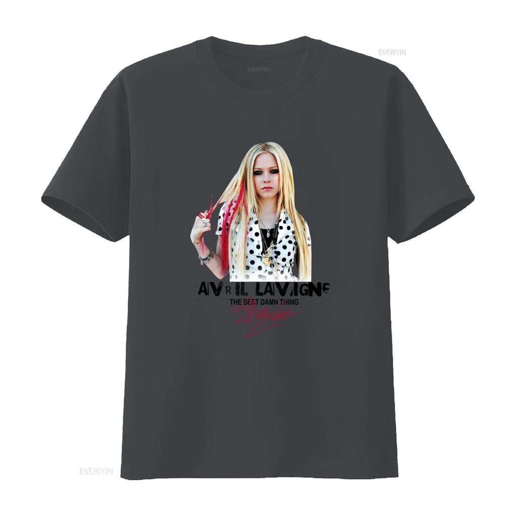 Avril Lavigne The Best Damn Thing Signature T Shirt for Family Fans Sizes S 234Xl H1361 vintage Washed Soft Stylish Breathable