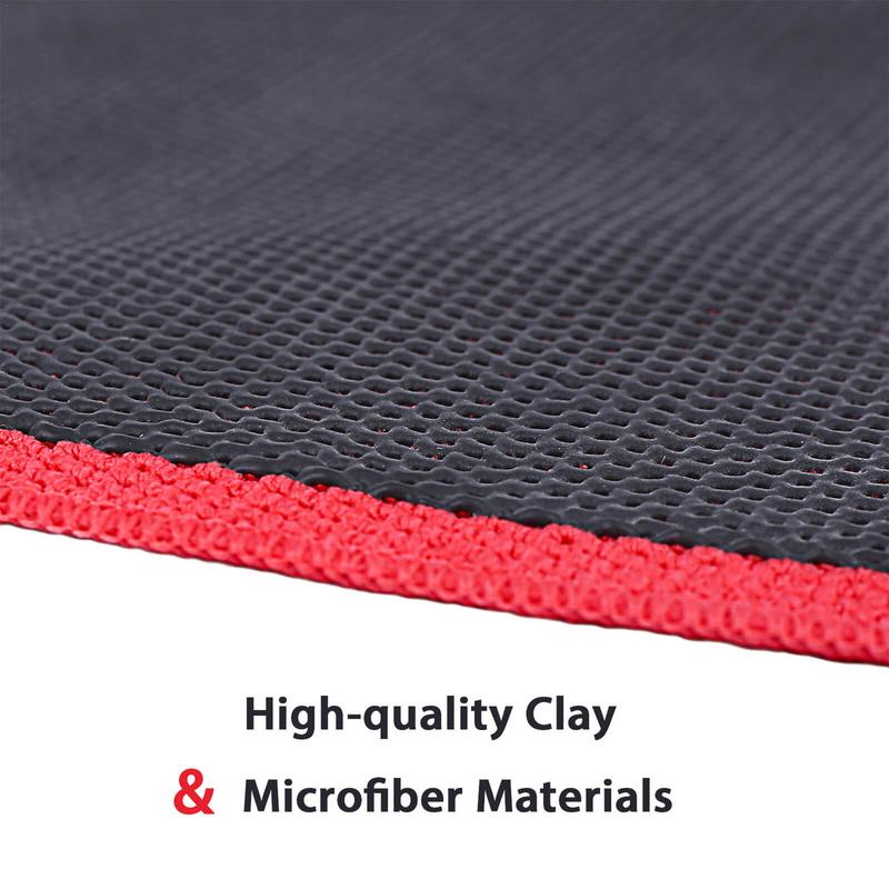 Lavetă Argilă Detailing Auto Mesh Gol Mănușă Argilă Microfibră Prosop Argilă Îndepărtarea Contaminanților de Pe Vopsea Curățare Eficientă