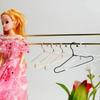 SANJAOYEE Doll 40mm Miniature Clothes Hanger Clothing Accessory for Doll BJD Doll Cute Hangers, 10-Piece Set, Rack, Rack, Dress-Up Clothes, Clothes,