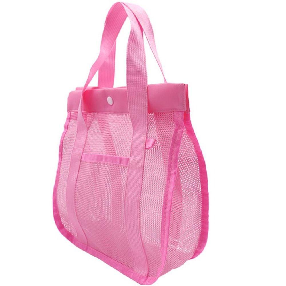 Breathable Toiletry Storage Bag Visible Swimming Washbag Bath Bag Mesh Handbag  Outdoor