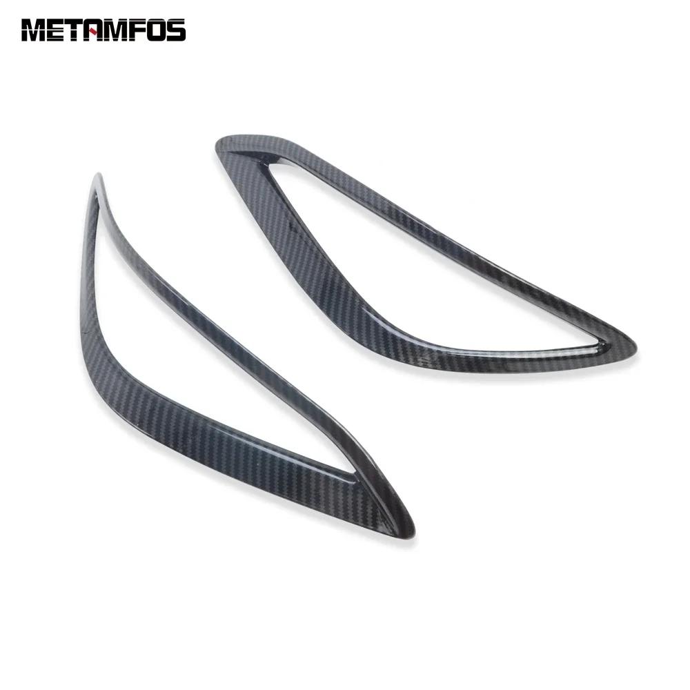 For Toyota Rush 2018      2024 Carbon Fiber Rear Fog Light Lamp Cover Trim Foglight Frame Car Accessories