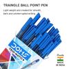 Doms Fine Point Trio-Matic Ball Point Pen Box Pack Blue Ink 60 Pens Smooth Writing For Office School Journaling