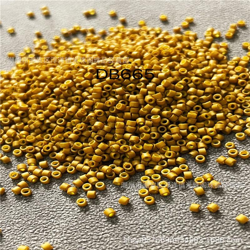 Japanese Miyuki Solid Color Beads, DIY Embroidery Material (DB651-665)