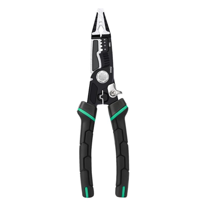 

9 в 1 щипцы для зачистки проводов, обжимные клещи, электрические кусачки для электриков диаметром 1,63-2,59 мм