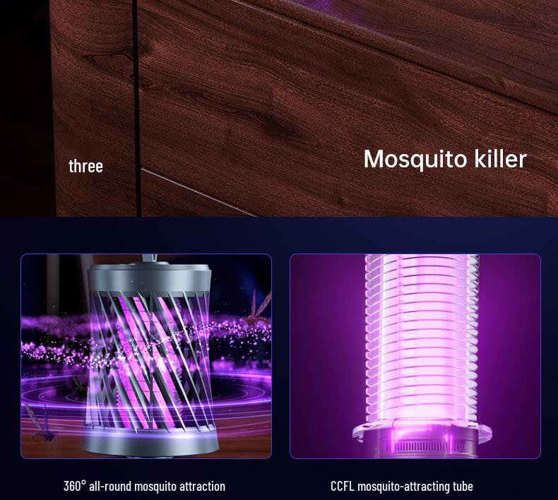 USB Rechargeable Electric Mosquito Killer Lamp for Outdoor and Indoor Use