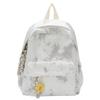 Schoolbag niche Japanese ins smudge bag women's simple design backpack 1011 new fashion commuter backpack
