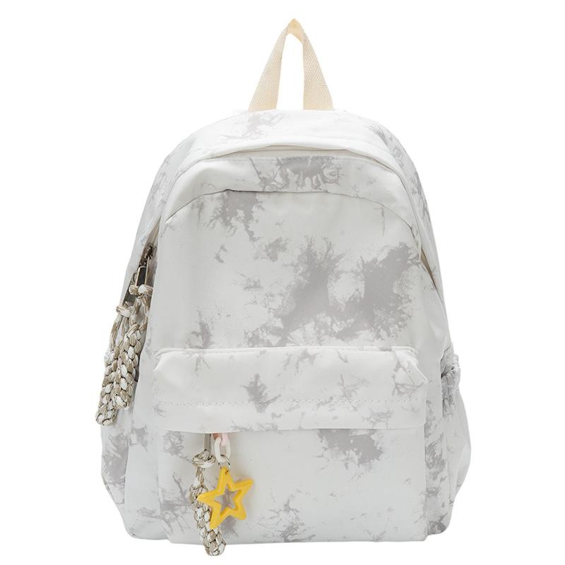 Schoolbag niche Japanese ins smudge bag women's simple design backpack 1011 new fashion commuter backpack