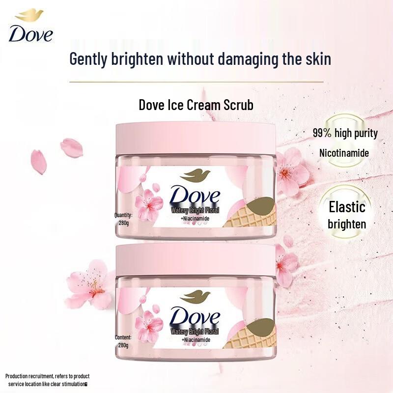 

Dove Cherry Blossom Ice Cream Body Scrub