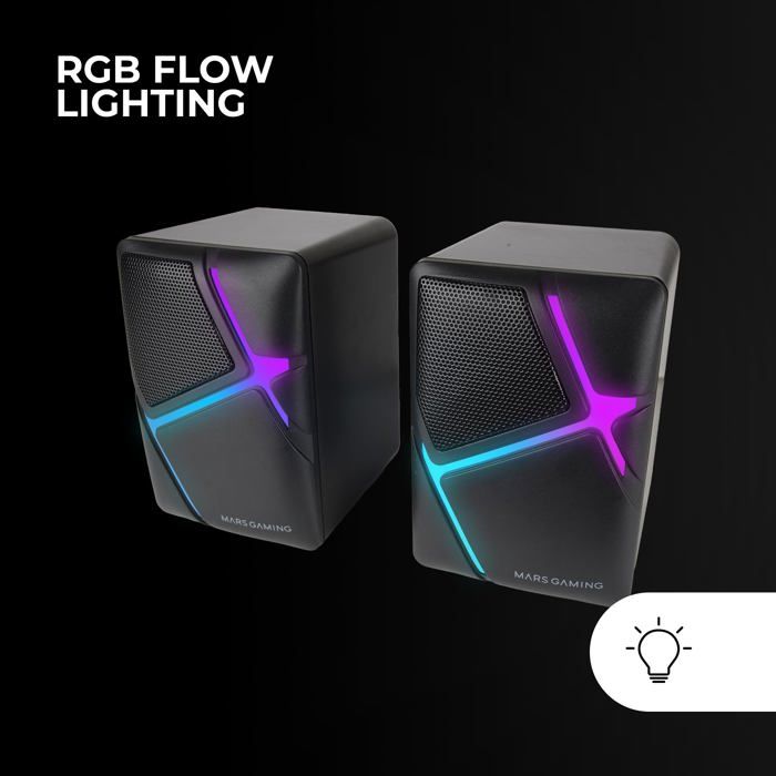 Enceinte - MS-H - MS-H Noir - 10 W - Filaire - RGB Flow