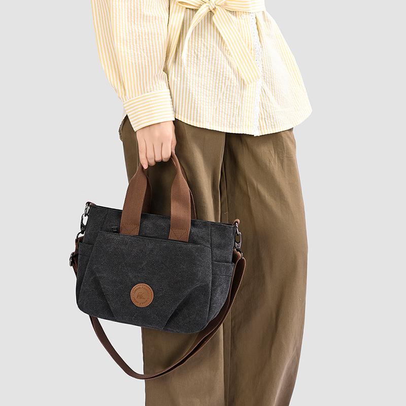 Women's Canvas Bag Large Capacity Crossbody Bag Shoulder Bag