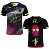 Maglia Stampata PNL J'suis QLF da 90 Minuti per Uomo e Donna Maglietta da Allenamento Calcio Manica Corta per Giovani Abbigliamento per Adulti e Bambini