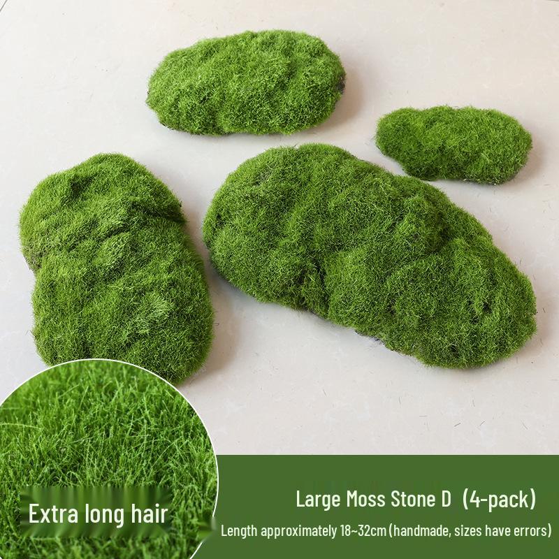Bionic Artificial Moss Micro Landscape Ornaments for Bonsai and Paving