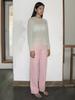Sinun Pigment Washing Pants (Light Pink)