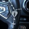 Guardians Angel Cross Car Pendant Car Steering Wheel Hanging Cross Guardians Pendant Religious Angel Wing Cross Pendant