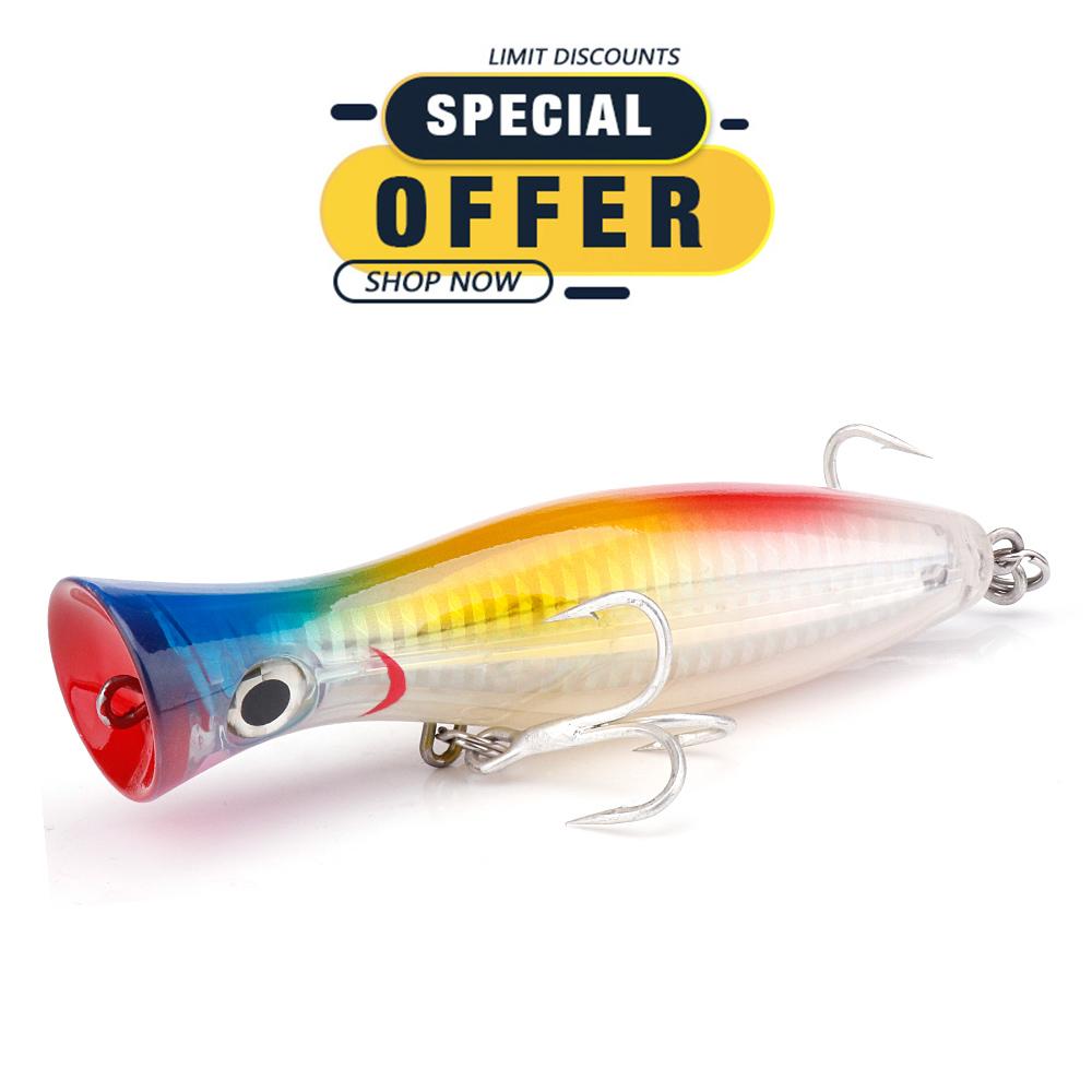 Limited Special Offer 12cm 44g Floating Topwater Artificial Hard Bait Sea Fishing Big Popper Lures