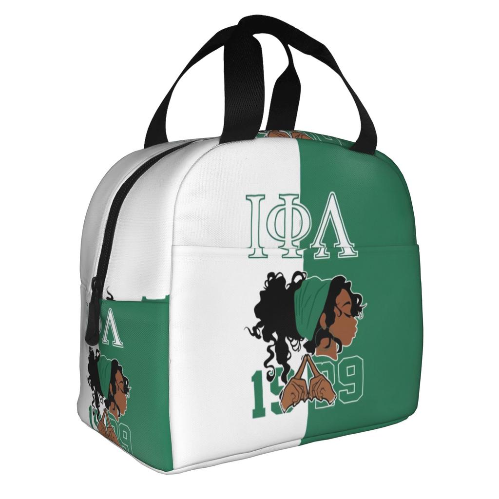 Zeta Phi Beta ZOB Sorority Insulated Lunch Bags for Outdoor Picnic Resuable Cooler Thermal Lunch Box Women Men