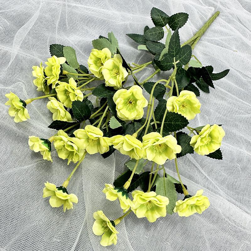 Simulated Plant Chinese Rose Wedding Hotel Restaurant Desktop Props Decoration