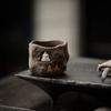 Retro Gold-plated Iron Glaze Dunhuang Cup Tea Cup Master Cup Ancient Early-fired Handmade Ceramics Tea Cup Kung Fu Tea