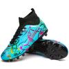 High-top football shoes men's autumn new youth non-slip sports shoes spikes competition training