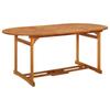 Day and Night - Day and Night Garden Dining Table 180x90x75 Cm Solid Acacia Wood