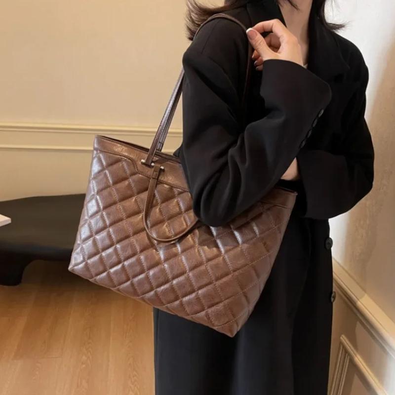 Vielseitige große Tasche für Damen, hochwertige, luxuriöse, vielseitige Tasche, große Kapazität, solide Umhängetasche