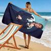 Rhythm: Johnny's Electric Night Beach Towel Beach Beach Towel for Vacation Photos Absorbent Bath Towel Quick-drying Swim Towel Seaside