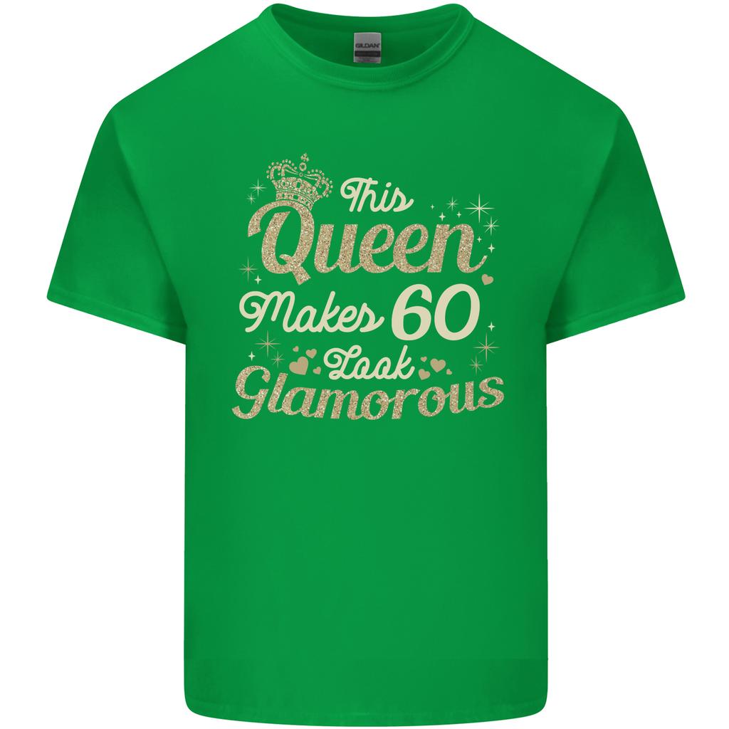 60th Birthday Queen Sixty Years Old 60 Unisexs Light Cotton TShirt