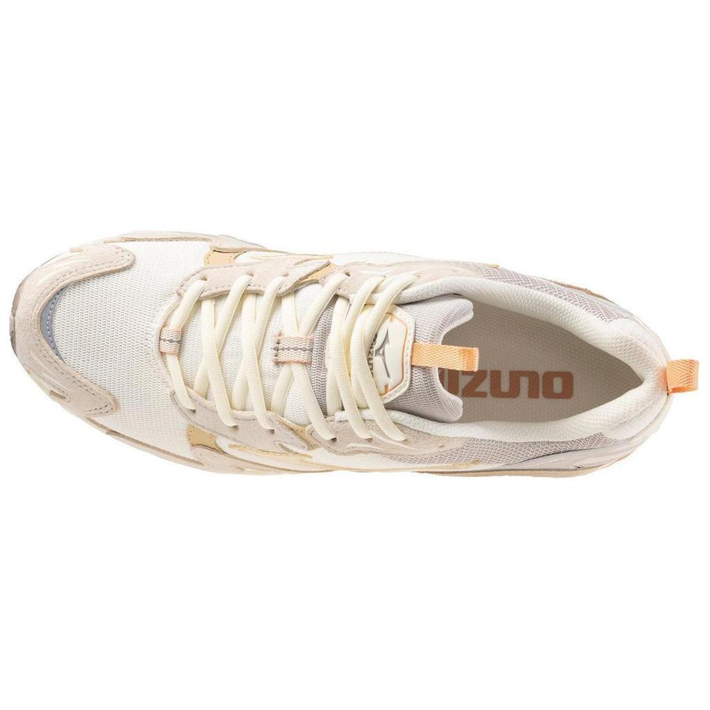 Mizuno Wave Rider 10 Comfortable Versatile Shock Absorbing Durable Breathable Low Top Casual Shoes Women sneaker Beige D1GA222614