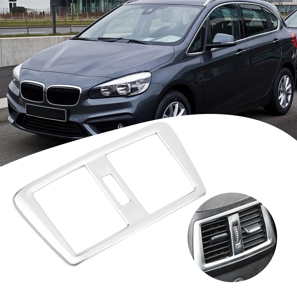 ABS Chrome Rear Air Conditioning Outlet Frame Cover Trim Fit for 218i Gran Tourer F45 F46 15 18