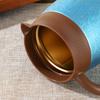 Titanium-Coated Tea Brewing & Stewing Pot - Large Capacity, Insulated, Health-Preserving with Tea-Water Separation.