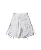 Eonibeu Cargo Wide Bermuda Pants White