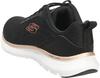 Кроссовки Skechers Flex Appeal черные Mesh Rose Gold Trim