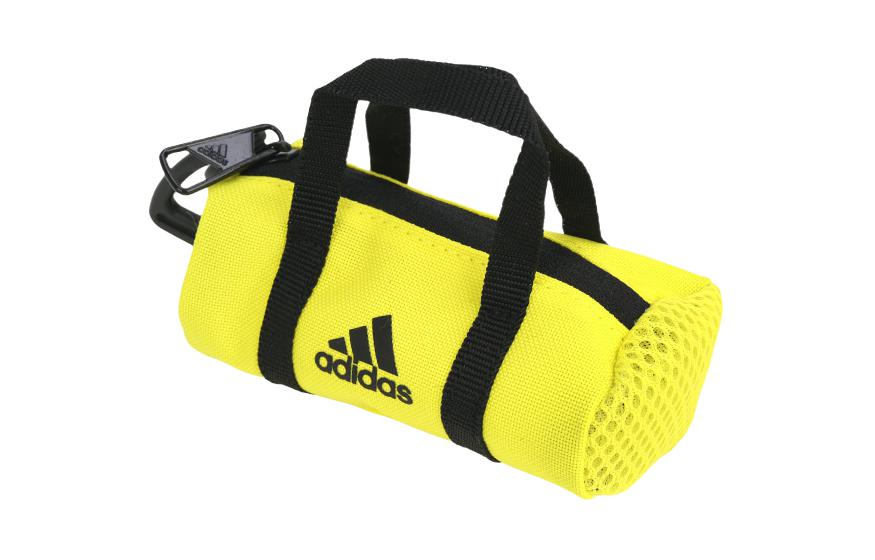 adidas Reißverschluss Polyester Schlüsseltasche Münzbörse Mini Unisex Neongelb FQ5260