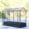 Plastic Coated Iron Pipe Support Shade Insect Net Tower Type Vegetable Growing Greenhouse Succulent Flower Plant Flower House