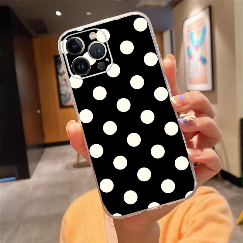 Phone Case For iphone 17ProMax 17 Pro Air 16 15 14 13 Pro Max 16 15 14 13 Pro 15Plus Polka Dots