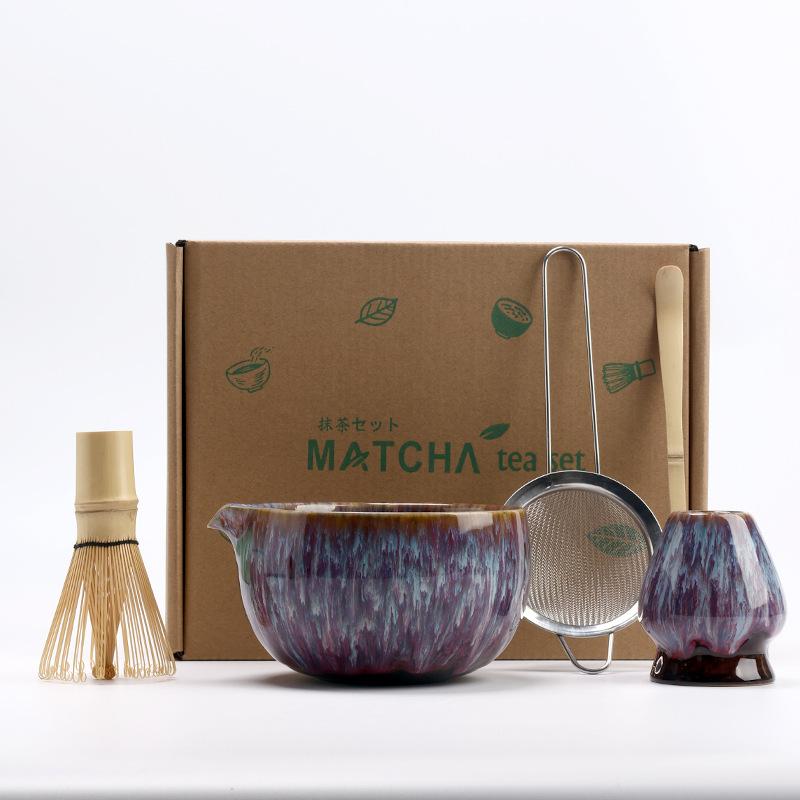 5pcs/set Japanese Matcha Set Vintage Bamboo Matcha Brush Exquisite Matcha Bowl Tea Tools Accessories Ceremony Great Gifts Box