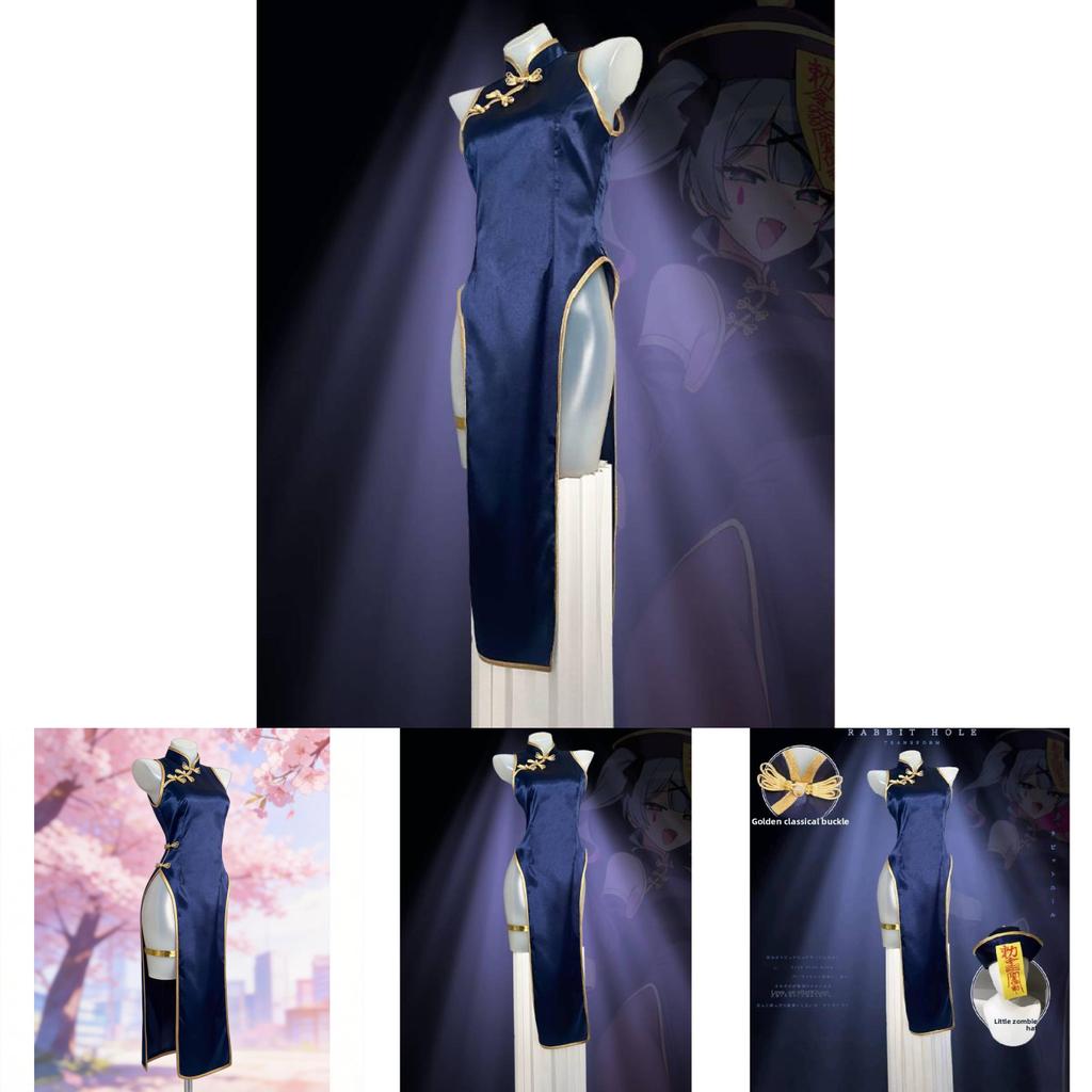 Kadınlar İçin Zombi Hatsune Miku Cosplay Kostümü Anime Oyun Rol Yapma