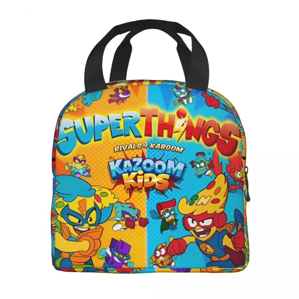 Insulated Lunch Bags Super Zings Accessories Funny Superzings Lunch Food Box Fashion Thermal Cooler Bento Box For School