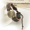 Damen Herren Wickelarmband mit Acht-Diagramm aus Kunstleder, mehrschichtiges Infinity-Armband