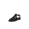 Used New [Echo] Sculpted Alba 25 Genuine Leather Women's Flat Strap Sandals EU39