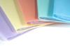 Reliure - exacompta - chromaline pastel - transparent - 80 vues - a4 (24x32 cm)