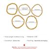 Minimalist Multi-Strand Metal Ball Square Bead Elastic Bracelets for Women Gold Silver Tone Stackable Statement Wrist Jewelry