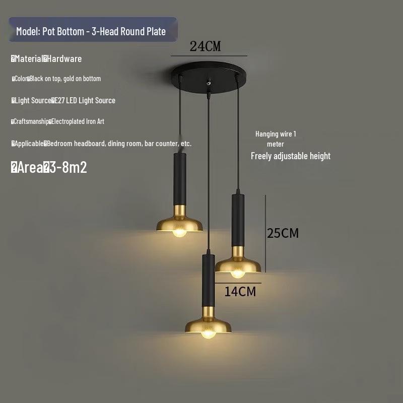Dream Bubble Modern Nordic 3-Head Dining Pendant Light