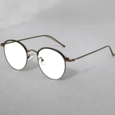 Unisex Vintage Style Thin-rimmed Round Glasses