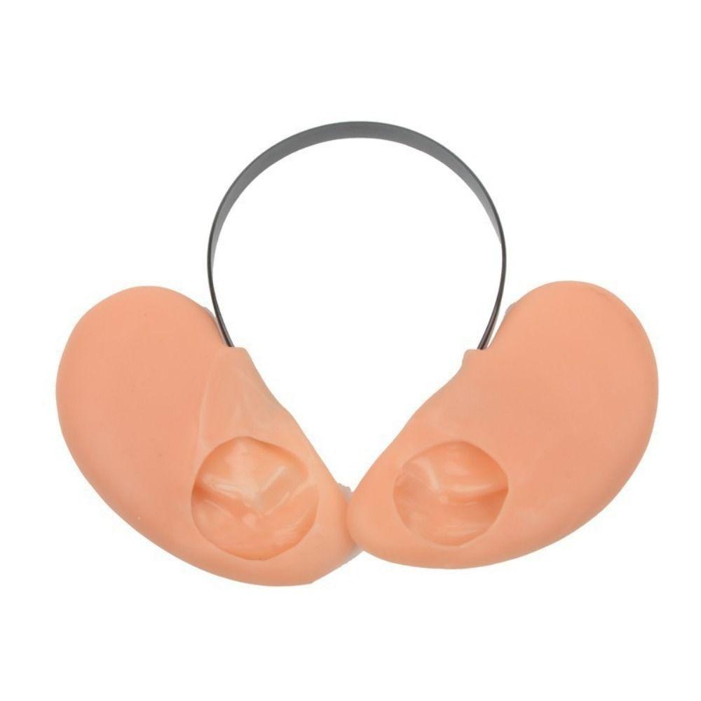 Realistický simulační obruč do vlasů s ušima Falešné ucho Umělý model ucha Halloweenový pásek do vlasů Děti