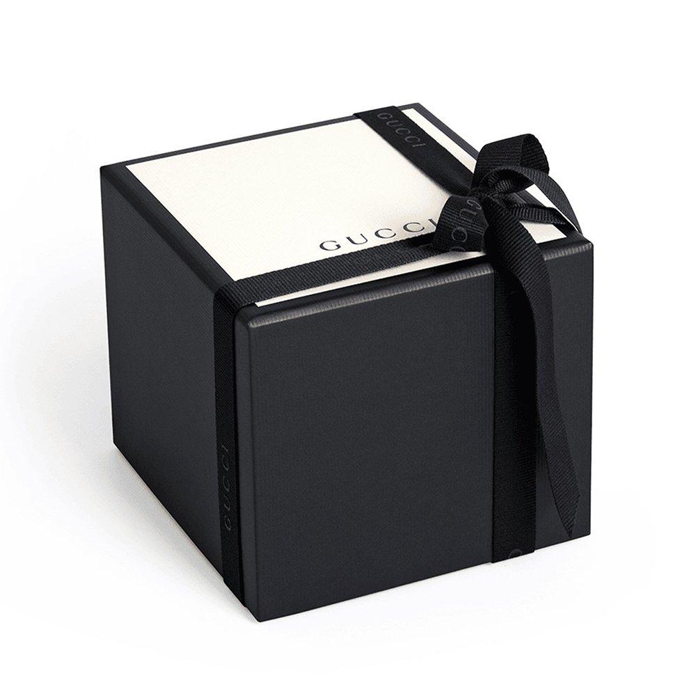 Gucci YA126410 G-Timeless Herrenuhr, 38 mm, zweifarbiges schwarzes Zifferblatt